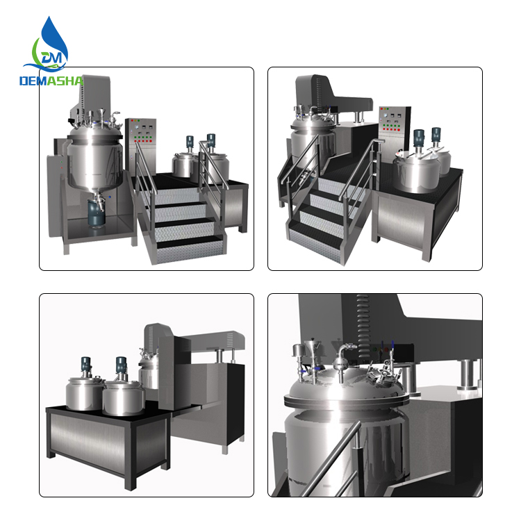 Stainless Steel Liquid Mixer Machine Mixing Tanks 300l Cosmetics Lotion ...